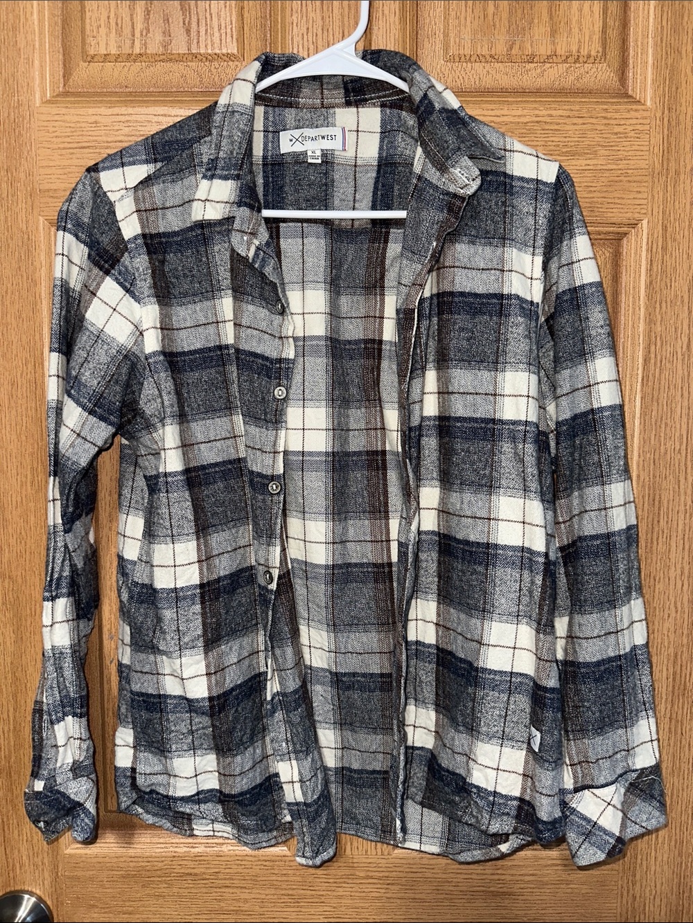 Departwest Plaid Button-Down Shirt
